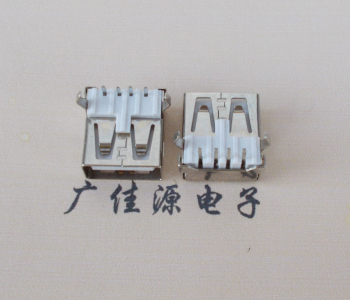 恩平USB AF母座 LCP 耐高温250度280度 环保白胶芯