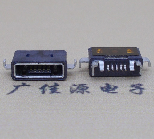 恩平MICRO USB防水AB型口母头3D图纸封装