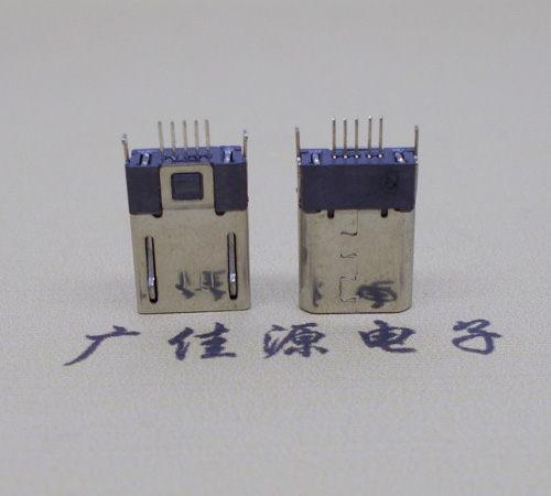 恩平micro-迈克 插座 固定两脚鱼叉夹板1.0公头连接器